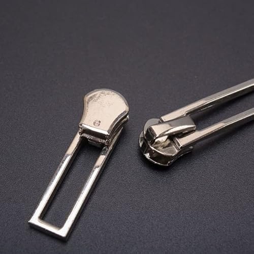 DUUDAH Zipper Pull, Zipper Slider, Zipper Repair Kit, 5Pcs 5# Ersatz Fix Zipper Sliders Zip Head Instant Repair Kits for Clothes Bags Zipper Repair Accessories (Color : Black) (Color : OneColor) von DUUDAH