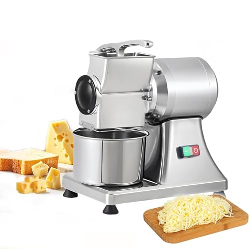 550 W Käsereibe und -Schneider, Hochleistungs-Lebensmittelreibe für Diner, stundenlange Käsereibe für Butterbrot und Kleiereibe 550 W Käsereibe und -Schneider, Hochleistungs-Lebensmittelreibe für Diner, stundenlange Käsereibe für Butterbrot und Kleiereibe von DUXMM