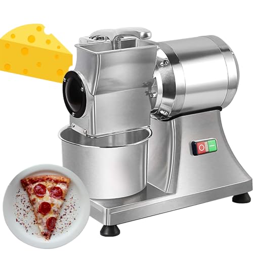 DUXMM Elektrische Käsereibe, Edelstahl-Reibemaschine, 40 kg/Stunde Käse-Butter-Brot-Kleie-Schredder-Reibe, für Käse-Butter-Käse-Brot-Kleie, 0,75 PS/550 W DUXMM Elektrische Käsereibe, Edelstahl-Reibemaschine, 40 kg/Stunde Käse-Butter-Brot-Kleie-Schredder-Reibe, für Käse-Butter-Käse-Brot-Kleie, 0,75 PS/550 W von DUXMM
