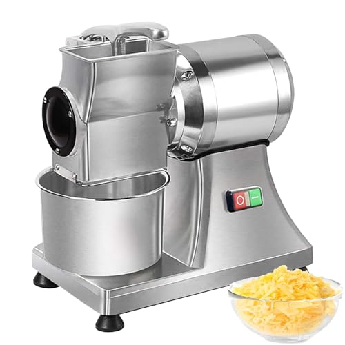 DUXMM Elektrische Käsereibemaschine, Käsereibe, Zerkleinerer, Salatzubereiter, mit Edelstahleimer, für Käse, Butter, Käse, Brot, Kleie, 0,75 PS/550 W, 88 lb/h DUXMM Elektrische Käsereibemaschine, Käsereibe, Zerkleinerer, Salatzubereiter, mit Edelstahleimer, für Käse, Butter, Käse, Brot, Kleie, 0,75 PS/550 W, 88 lb/h von DUXMM