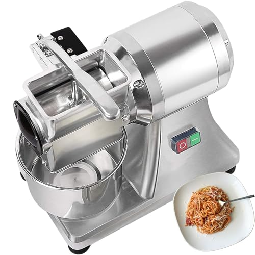 DUXMM Kommerzielle Käsereibe, 550 W Hochleistungs-Lebensmittelzerkleinerer, 40 kg/Stunde Käse-Butter-Brot-Kleie-Zerkleinerer-Reibe, mit Edelstahleimer, für Käse-Butter-Brot-Kleie DUXMM Kommerzielle Käsereibe, 550 W Hochleistungs-Lebensmittelzerkleinerer, 40 kg/Stunde Käse-Butter-Brot-Kleie-Zerkleinerer-Reibe, mit Edelstahleimer, für Käse-Butter-Brot-Kleie von DUXMM