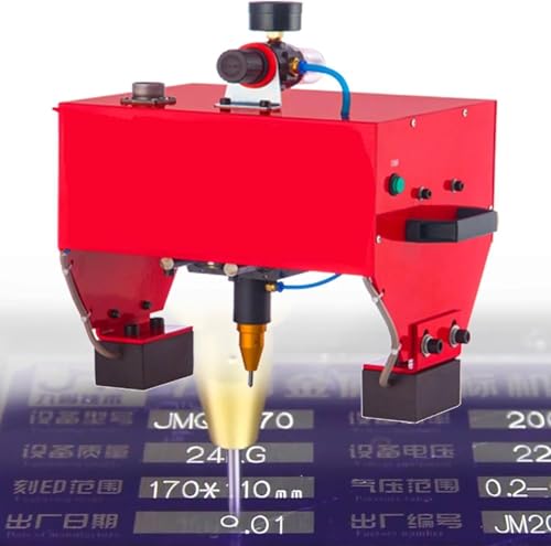 DUXMM Luftbetriebene Metall-/Nadelprägemaschine, pneumatische Nadelprägemaschine, Graviermaschine für Metall-VIN-Codes, für VIN-Codes und Zahlenbuchstaben,TypeC DUXMM Luftbetriebene Metall-/Nadelprägemaschine, pneumatische Nadelprägemaschine, Graviermaschine für Metall-VIN-Codes, für VIN-Codes und Zahlenbuchstaben,TypeC von DUXMM