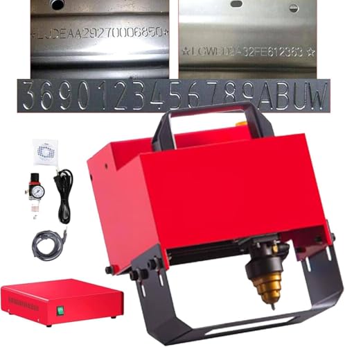 DUXMM Pneumatische Rotationsmarkierungsmaschine, VIN-Code-Nummerngravierer, Mobile pneumatische Metallprägemaschine, zum Erstellen von Buchstaben, Seriennummern und VIN-Codes,TypeD DUXMM Pneumatische Rotationsmarkierungsmaschine, VIN-Code-Nummerngravierer, Mobile pneumatische Metallprägemaschine, zum Erstellen von Buchstaben, Seriennummern und VIN-Codes,TypeD von DUXMM