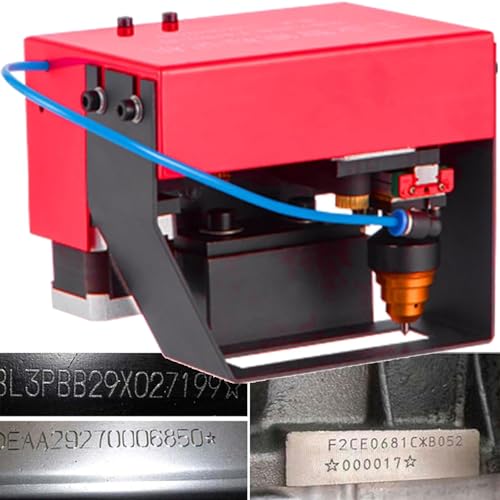 DUXMM Rotationsherstellung von Fahrgestellnummern,VIN-Codenummerngravierer,tragbare pneumatische Nadelpräger-Markierungsmaschine,zur Verwendung mit großen und schweren Metallteilen,TypeF von DUXMM