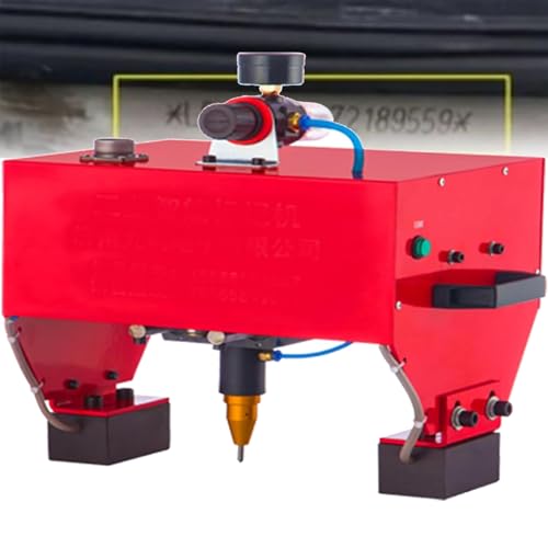 DUXMM Tragbare Nadeldruckmaschine, Handheld-Nadelprägemaschine, Industrie-Rotationsnadelprägemaschine, 0,01–1 mm Tiefe, zum Drucken von Fahrgestellnummern und VIN-Codes,TypeC DUXMM Tragbare Nadeldruckmaschine, Handheld-Nadelprägemaschine, Industrie-Rotationsnadelprägemaschine, 0,01–1 mm Tiefe, zum Drucken von Fahrgestellnummern und VIN-Codes,TypeC von DUXMM