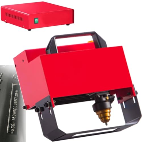 DUXMM Tragbare Nadeldruckmaschine, Handheld-Nadelprägemaschine, Industrie-Rotationsnadelprägemaschine, 0,01–1 mm Tiefe, zum Drucken von Fahrgestellnummern und VIN-Codes,TypeD DUXMM Tragbare Nadeldruckmaschine, Handheld-Nadelprägemaschine, Industrie-Rotationsnadelprägemaschine, 0,01–1 mm Tiefe, zum Drucken von Fahrgestellnummern und VIN-Codes,TypeD von DUXMM