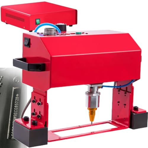 DUXMM Tragbare Nadeldruckmaschine, Handheld-Nadelprägemaschine, Industrie-Rotationsnadelprägemaschine, 0,01–1 mm Tiefe, zum Drucken von Fahrgestellnummern und VIN-Codes,TypeX DUXMM Tragbare Nadeldruckmaschine, Handheld-Nadelprägemaschine, Industrie-Rotationsnadelprägemaschine, 0,01–1 mm Tiefe, zum Drucken von Fahrgestellnummern und VIN-Codes,TypeX von DUXMM