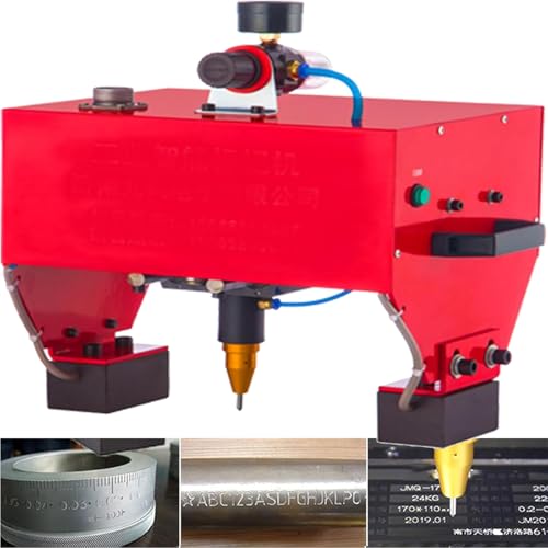 DUXMM Tragbare elektrische Markiermaschine, pneumatische Nadelpräger-Markiermaschine, Graviermaschine für Metallmarkiermaschinen, zum Erstellen von Buchstaben, Seriennummern,TypeC DUXMM Tragbare elektrische Markiermaschine, pneumatische Nadelpräger-Markiermaschine, Graviermaschine für Metallmarkiermaschinen, zum Erstellen von Buchstaben, Seriennummern,TypeC von DUXMM