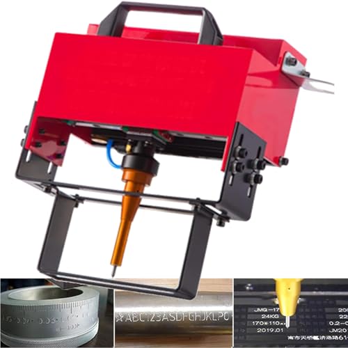 DUXMM Tragbare elektrische Markiermaschine, pneumatische Nadelpräger-Markiermaschine, Graviermaschine für Metallmarkiermaschinen, zum Erstellen von Buchstaben, Seriennummern,TypeM DUXMM Tragbare elektrische Markiermaschine, pneumatische Nadelpräger-Markiermaschine, Graviermaschine für Metallmarkiermaschinen, zum Erstellen von Buchstaben, Seriennummern,TypeM von DUXMM