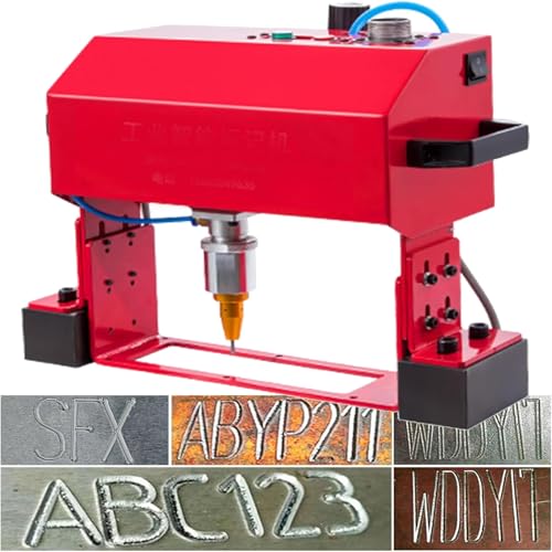 Tragbare pneumatische Markiermaschine, mobile pneumatische Metallprägemaschine, pneumatischer Gravur-Namensschild-Markierungsgravierer, 0,01–1 mm Tiefe, für Fahrgestellnummern mit VIN-Code,TypeX Tragbare pneumatische Markiermaschine, mobile pneumatische Metallprägemaschine, pneumatischer Gravur-Namensschild-Markierungsgravierer, 0,01–1 mm Tiefe, für Fahrgestellnummern mit VIN-Code,TypeX von DUXMM