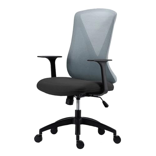 DUddTTW Bürostuhl Bürostuhl, mittlere Rückenlehne, Schreibtischstühle, Netzstoff, ergonomischer Bürostuhl, Lordosenstütze, Computerstuhl mit Armlehne und Rollen praktisch DUddTTW Bürostuhl Bürostuhl, mittlere Rückenlehne, Schreibtischstühle, Netzstoff, ergonomischer Bürostuhl, Lordosenstütze, Computerstuhl mit Armlehne und Rollen praktisch von DUddTTW