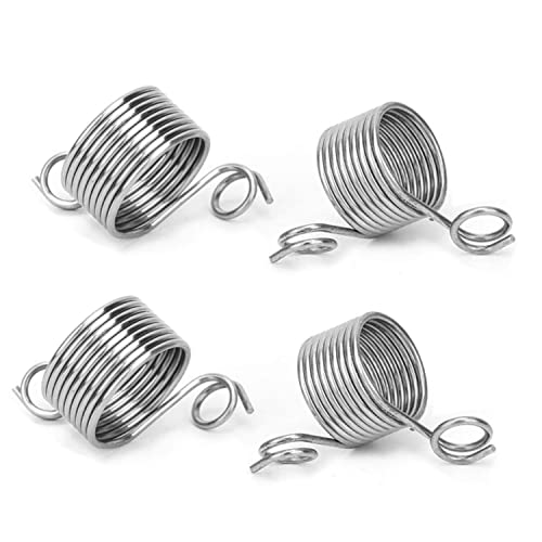 Knitting Fingerhut, 4 Stücke Edelstahl Guide Knitting Mini Fingerring Garn Stricken Fingerhut Fingerring Tragbarer Strickring aus Edelstahl 2 Größen für Fingerring Strickzubehör Häkeln Stricken Knitting Fingerhut, 4 Stücke Edelstahl Guide Knitting Mini Fingerring Garn Stricken Fingerhut Fingerring Tragbarer Strickring aus Edelstahl 2 Größen für Fingerring Strickzubehör Häkeln Stricken von BOBOZHONG