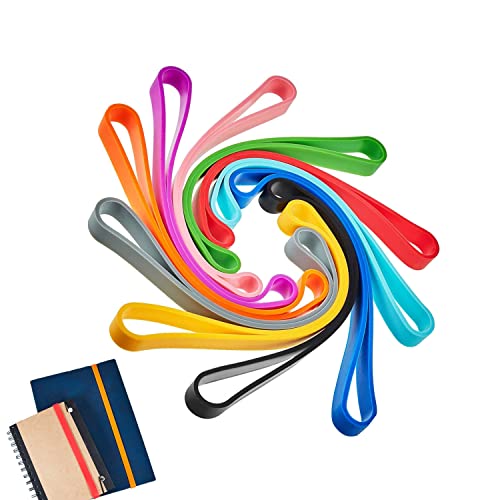 Silikon Gummibänder,10 Farben Planer Bunte Gummibänder Elastisches Rubber Band Gummiband für Bücher Aktenordner Schule Zuhause Bürobedarf stabil wiederverwendbar haltbar Silikon Gummibänder,10 Farben Planer Bunte Gummibänder Elastisches Rubber Band Gummiband für Bücher Aktenordner Schule Zuhause Bürobedarf stabil wiederverwendbar haltbar von DUjuanhong