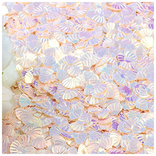 Konfetti 15g irisierende Sparkle Shell Glitter Confetti 7mm Lila for baby shower confetti party tisch streuung dekor DIY. Anbieter Oblique unique konfetti (Size : Champagne) von DUnLap