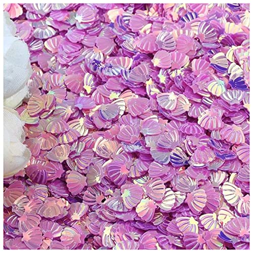 Konfetti 7mm PVC Lose Paillettenpailletten, geeignet for Nagelkunst Maniküre Nähen Hochzeitsdekoration Konfetti Oblique unique konfetti (Color : Rose red gold, Size : 10g) von DUnLap