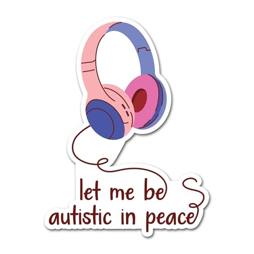 2 x 10 cm Autistic in Peace Vinyl-Aufkleber – Kopfhörer Neurodivergent Bewusstsein Autismus ADHS unsichtbare versteckte Behinderung Aufkleber #82462 2 x 10 cm Autistic in Peace Vinyl-Aufkleber – Kopfhörer Neurodivergent Bewusstsein Autismus ADHS unsichtbare versteckte Behinderung Aufkleber #82462 von DV DESIGN