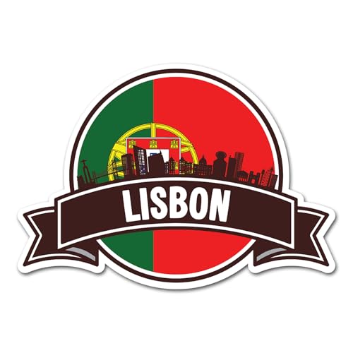 2 x 10 cm Lissabon-Vinyl-Aufkleber – Portugiesische Flagge, Stadt, Palme, Reisen, Urlaub, Geographie, Standort, Aufkleber, Scrapbook, Aufkleber #83290 2 x 10 cm Lissabon-Vinyl-Aufkleber – Portugiesische Flagge, Stadt, Palme, Reisen, Urlaub, Geographie, Standort, Aufkleber, Scrapbook, Aufkleber #83290 von DV DESIGN