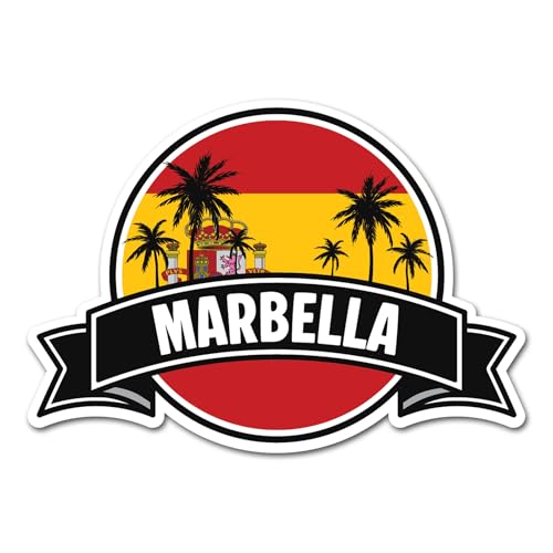 2 x 10 cm Marbella Vinyl-Aufkleber – Spanien Spanien Flagge Stadt Palme Reise Urlaub Geographie Standort Aufkleber Scrapbook Aufkleber #83281 2 x 10 cm Marbella Vinyl-Aufkleber – Spanien Spanien Flagge Stadt Palme Reise Urlaub Geographie Standort Aufkleber Scrapbook Aufkleber #83281 von DV DESIGN