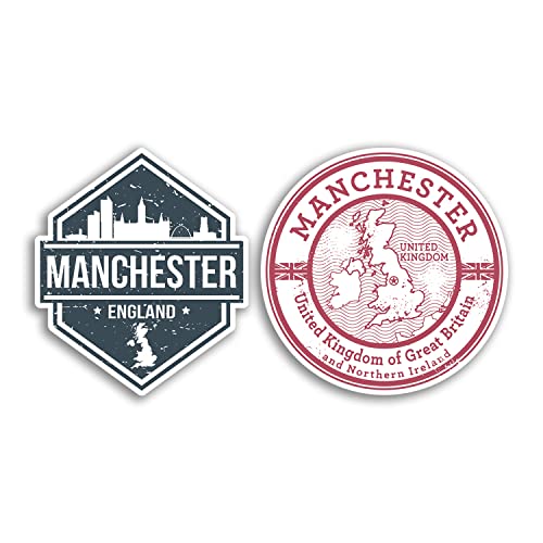 2 x 10 cm hohe Manchester Vinyl-Aufkleber – England Britain Urlaub Reise Geschenk #78557 2 x 10 cm hohe Manchester Vinyl-Aufkleber – England Britain Urlaub Reise Geschenk #78557 von DV DESIGN