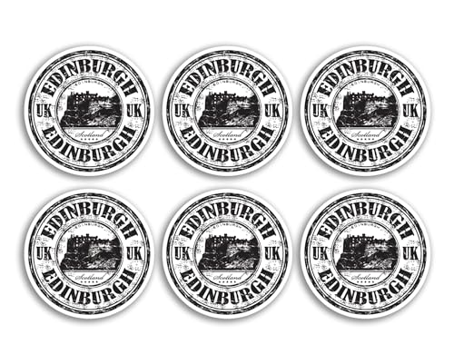 6 x 5 cm Edinburgh Vinyl-Aufkleber – Schottland Reisestempel Sehenswürdigkeiten Gepäck Männer Frauen Jungen Mädchen Design kleiner Aufkleber Laptop Scrapbooking #7090 6 x 5 cm Edinburgh Vinyl-Aufkleber – Schottland Reisestempel Sehenswürdigkeiten Gepäck Männer Frauen Jungen Mädchen Design kleiner Aufkleber Laptop Scrapbooking #7090 von DV DESIGN