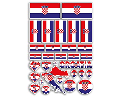 A4 Aufkleber Bogen Kroatien Flaggen Vinyl Aufkleber – Kroatisch Land Europa Welt Nationalflagge Urlaub Reisen Urlaub Auto Ästhetik #80037 A4 Aufkleber Bogen Kroatien Flaggen Vinyl Aufkleber – Kroatisch Land Europa Welt Nationalflagge Urlaub Reisen Urlaub Auto Ästhetik #80037 von DV DESIGN