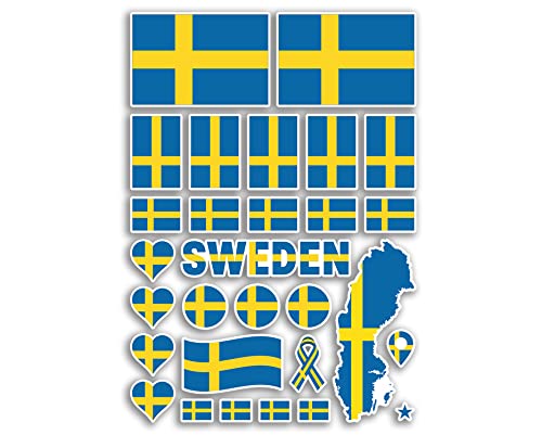 A4 Aufkleber Bogen Schweden Flaggen Vinyl Aufkleber – Schwedisches Land Europa Welt Nationalflagge Urlaub Reise Urlaub Auto Ästhetisch #80047 A4 Aufkleber Bogen Schweden Flaggen Vinyl Aufkleber – Schwedisches Land Europa Welt Nationalflagge Urlaub Reise Urlaub Auto Ästhetisch #80047 von DV DESIGN