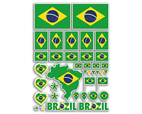 A4 Aufkleberbogen Brasilien Flaggen Vinyl Aufkleber – Brasilianische Amerika Landwelt Nationalflagge Urlaub Reisen Urlaub Auto Ästhetik #80084 A4 Aufkleberbogen Brasilien Flaggen Vinyl Aufkleber – Brasilianische Amerika Landwelt Nationalflagge Urlaub Reisen Urlaub Auto Ästhetik #80084 von DV DESIGN