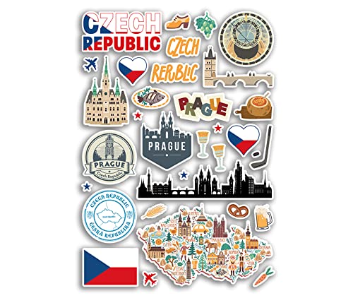 A4 Aufkleberbogen Tschechische Republik Sehenswürdigkeiten Vinyl Aufkleber – Prag Karte Flughafen Briefmarke Skyline Flagge Reise Urlaub Kultur Ästhetisch #79992 A4 Aufkleberbogen Tschechische Republik Sehenswürdigkeiten Vinyl Aufkleber – Prag Karte Flughafen Briefmarke Skyline Flagge Reise Urlaub Kultur Ästhetisch #79992 von DV DESIGN