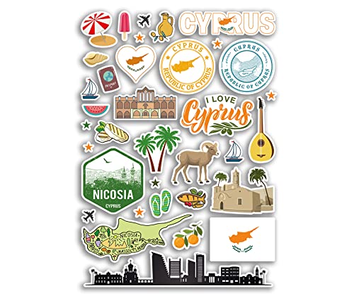 A4 Aufkleberbogen Zypern Sehenswürdigkeiten Vinyl Aufkleber – Zypriot Stadtkarte Flughafenstempel Skyline Flagge Reise Urlaub Kultur Ästhetisch #79989 A4 Aufkleberbogen Zypern Sehenswürdigkeiten Vinyl Aufkleber – Zypriot Stadtkarte Flughafenstempel Skyline Flagge Reise Urlaub Kultur Ästhetisch #79989 von DV DESIGN