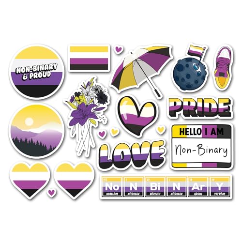 A5-Aufkleberbogen, nicht binäre Flagge, Vinyl-Aufkleber, nicht-binäre Rechte, Stolz, Monat, LGBTQ, Regenbogen-Scrapbook, Etikett, Freund, Mädchen, Jungen, #83065 A5-Aufkleberbogen, nicht binäre Flagge, Vinyl-Aufkleber, nicht-binäre Rechte, Stolz, Monat, LGBTQ, Regenbogen-Scrapbook, Etikett, Freund, Mädchen, Jungen, #83065 von DV DESIGN