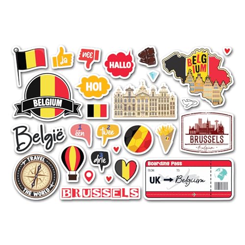 A5 Aufkleberbogen Belgien Sehenswürdigkeiten Vinyl Aufkleber – Brüssel Belgische Karte Flagge Reise Urlaub Landsprache Stadt Scrapbook #83346 A5 Aufkleberbogen Belgien Sehenswürdigkeiten Vinyl Aufkleber – Brüssel Belgische Karte Flagge Reise Urlaub Landsprache Stadt Scrapbook #83346 von DV DESIGN