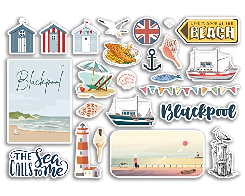 A5 Aufkleberbogen Blackpool Vinyl Aufkleber – Strand Meer Britische England Küste Meer Ozean Boot Flagge Reise Urlaub Scrapbook Geschenk Ästhetisch #79075 A5 Aufkleberbogen Blackpool Vinyl Aufkleber – Strand Meer Britische England Küste Meer Ozean Boot Flagge Reise Urlaub Scrapbook Geschenk Ästhetisch #79075 von DV DESIGN