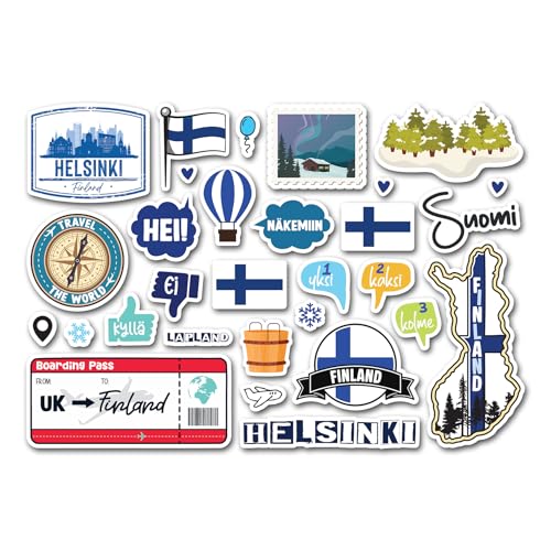 A5 Aufkleberbogen Finnland Sehenswürdigkeiten Vinyl Aufkleber – Helsinki Finnische Karte Flagge Reise Urlaub Landsprache Stadt Schule Scrapbook #83348 A5 Aufkleberbogen Finnland Sehenswürdigkeiten Vinyl Aufkleber – Helsinki Finnische Karte Flagge Reise Urlaub Landsprache Stadt Schule Scrapbook #83348 von DV DESIGN