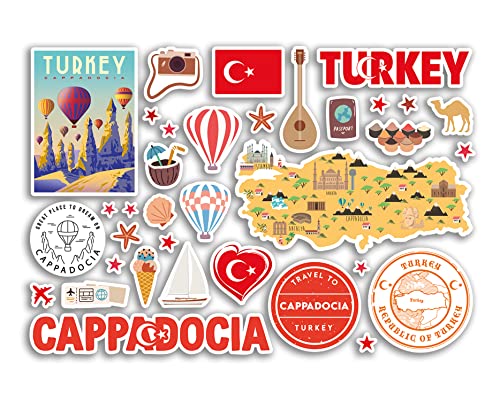 A5 Aufkleberbogen Kappadokien Sehenswürdigkeiten Vinyl Aufkleber – Türkische Türkei Briefmarken Skyline Flagge Reise Urlaub Karte Stadt Scrapbook Ästhetisch #80511 A5 Aufkleberbogen Kappadokien Sehenswürdigkeiten Vinyl Aufkleber – Türkische Türkei Briefmarken Skyline Flagge Reise Urlaub Karte Stadt Scrapbook Ästhetisch #80511 von DV DESIGN
