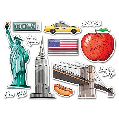 A5-Aufkleberbogen New York Sehenswürdigkeiten Vinyl Aufkleber – NYC Aquarell Effekt Amerika Stadt Karte Skyline Flagge Reise Urlaub Ästhetik #83007 A5-Aufkleberbogen New York Sehenswürdigkeiten Vinyl Aufkleber – NYC Aquarell Effekt Amerika Stadt Karte Skyline Flagge Reise Urlaub Ästhetik #83007 von DV DESIGN