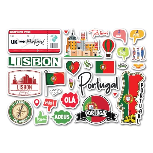 A5 Aufkleberbogen Portugal Sehenswürdigkeiten Vinyl Aufkleber – Lissabon Portugiesische Karte Flagge Reise Urlaub Landsprache Stadt Scrapbook #83345 A5 Aufkleberbogen Portugal Sehenswürdigkeiten Vinyl Aufkleber – Lissabon Portugiesische Karte Flagge Reise Urlaub Landsprache Stadt Scrapbook #83345 von DV DESIGN