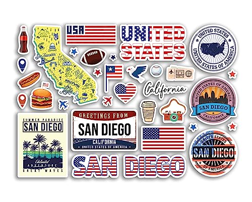 A5-Aufkleberbogen San Diego Sehenswürdigkeiten Vinyl Aufkleber – Kalifornien Amerika USA Staaten Flagge Reise Urlaub Karte Stadt Scrapbook Ästhetisch #80546 A5-Aufkleberbogen San Diego Sehenswürdigkeiten Vinyl Aufkleber – Kalifornien Amerika USA Staaten Flagge Reise Urlaub Karte Stadt Scrapbook Ästhetisch #80546 von DV DESIGN