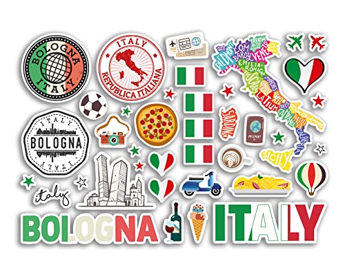 A5 Stickerbogen Bologna Sehenswürdigkeiten Vinyl Aufkleber – Italien Italienische Briefmarken Skyline Flagge Karte Reise Urlaub Stadt Scrapbook Ästhetisch #80485 A5 Stickerbogen Bologna Sehenswürdigkeiten Vinyl Aufkleber – Italien Italienische Briefmarken Skyline Flagge Karte Reise Urlaub Stadt Scrapbook Ästhetisch #80485 von DV DESIGN