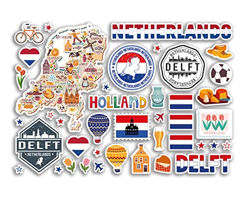 A5 Stickerbogen Delfter Sehenswürdigkeiten Vinyl Aufkleber – Niederlande Niederlande Niederlande Briefmarken Skyline Flagge Karte Reise Urlaub Stadt Scrapbook Ästhetisch #80471 A5 Stickerbogen Delfter Sehenswürdigkeiten Vinyl Aufkleber – Niederlande Niederlande Niederlande Briefmarken Skyline Flagge Karte Reise Urlaub Stadt Scrapbook Ästhetisch #80471 von DV DESIGN