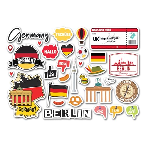 A5 Stickerbogen Deutschland Sehenswürdigkeiten Vinyl Aufkleber - Berlin Deutsche Karte Flagge Reise Urlaub Landsprache Stadt Ästhetik Scrapbook #83343 A5 Stickerbogen Deutschland Sehenswürdigkeiten Vinyl Aufkleber - Berlin Deutsche Karte Flagge Reise Urlaub Landsprache Stadt Ästhetik Scrapbook #83343 von DV DESIGN