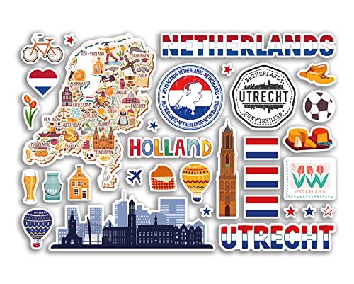 A5 Stickerbogen Utrecht Sehenswürdigkeiten Vinyl Aufkleber – Niederlande Niederlande Niederlande Briefmarken Skyline Flagge Karte Reise Urlaub Stadt Scrapbook Ästhetisch #80469 A5 Stickerbogen Utrecht Sehenswürdigkeiten Vinyl Aufkleber – Niederlande Niederlande Niederlande Briefmarken Skyline Flagge Karte Reise Urlaub Stadt Scrapbook Ästhetisch #80469 von DV DESIGN