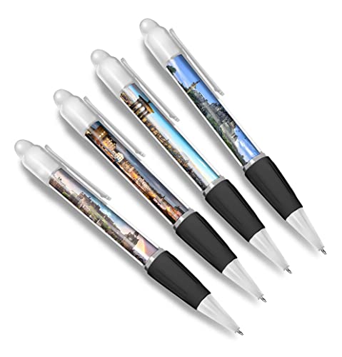 DV DESIGN Edinburgh Kugelschreiber-Set, 4 Stück, Weiß, Schottland, Schottische Stadt, Europa, Urlaub, Reisen, Freunde, Jungen, Mädchen, Herren, Damen, Thema Pen #79488 DV DESIGN Edinburgh Kugelschreiber-Set, 4 Stück, Weiß, Schottland, Schottische Stadt, Europa, Urlaub, Reisen, Freunde, Jungen, Mädchen, Herren, Damen, Thema Pen #79488 von DV DESIGN