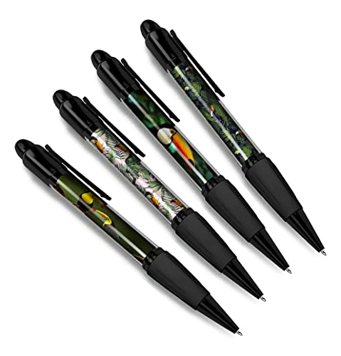 DV DESIGN Set mit 4 Tukan-Kugelschreibern, schwarz, Vogeltier, Natur, Wildtier, Wildtier, Reise, Portrait, Jungen, Mädchen, Herren, Damen, Themenstift #79483 DV DESIGN Set mit 4 Tukan-Kugelschreibern, schwarz, Vogeltier, Natur, Wildtier, Wildtier, Reise, Portrait, Jungen, Mädchen, Herren, Damen, Themenstift #79483 von DV DESIGN