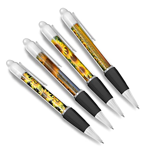 DV DESIGN Set mit 4 weißen Kugelschreibern, Sonnenblumen, Blumen, Feldmuster, Druck, Frühling, Freunde, Jungen, Mädchen, Männer, Frauen, Themenstift #79356 DV DESIGN Set mit 4 weißen Kugelschreibern, Sonnenblumen, Blumen, Feldmuster, Druck, Frühling, Freunde, Jungen, Mädchen, Männer, Frauen, Themenstift #79356 von DV DESIGN