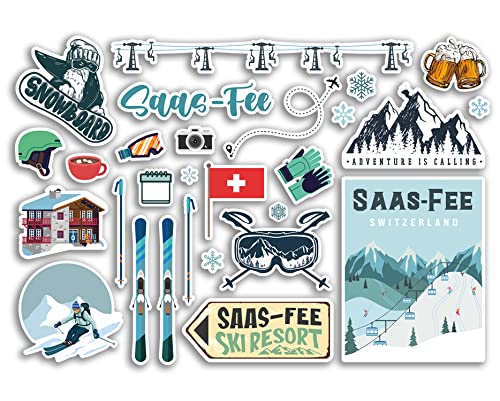 SAAS-Fee Vinyl-Aufkleber, A5, Schweiz, Skigebiet, Berge, Snowboard, Urlaub, Flagge, Reisen, Schnee, Sport, Gepäck, Scrapbooking, #79059 SAAS-Fee Vinyl-Aufkleber, A5, Schweiz, Skigebiet, Berge, Snowboard, Urlaub, Flagge, Reisen, Schnee, Sport, Gepäck, Scrapbooking, #79059 von DV DESIGN