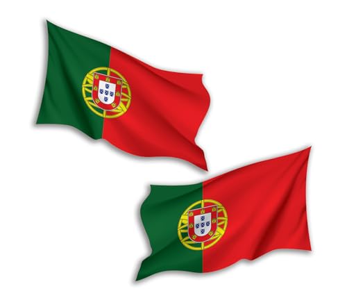 Vinyl-Aufkleber #81785, winkende Portugal-Flagge, 2 x 15 cm, Motiv: portugiesische Reise, Abenteuer, Welt, Landort, Aufkleber, Scrapbook, Gepäck, Aufkleber Vinyl-Aufkleber #81785, winkende Portugal-Flagge, 2 x 15 cm, Motiv: portugiesische Reise, Abenteuer, Welt, Landort, Aufkleber, Scrapbook, Gepäck, Aufkleber von DV DESIGN