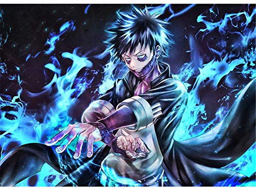 Diamond Painting Kits for Adults My Hero Academia Diamond Art 5D Paint with Diamonds DIY Painting Kit Paint by Zahlen with Gem Art 12 X 16 Inch von DVBQQWE