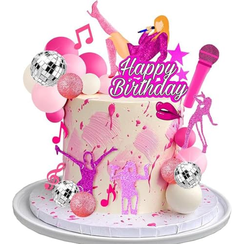 26 PCS Discokugel Kuchen Toppers 1970S Disco Tortendeko Tanzende Menschen Cake Toppers Disco Ball Cupcake Dekorationen, Disko Themenparty 26 PCS Discokugel Kuchen Toppers 1970S Disco Tortendeko Tanzende Menschen Cake Toppers Disco Ball Cupcake Dekorationen, Disko Themenparty von DVSWDMA