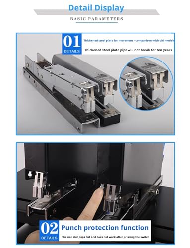 Elektrischer Sattelhefter, Doppelhefter, pneumatischer Broschürenhefter, Doppelkopf-106-Hefter(Single head) von DWSSX