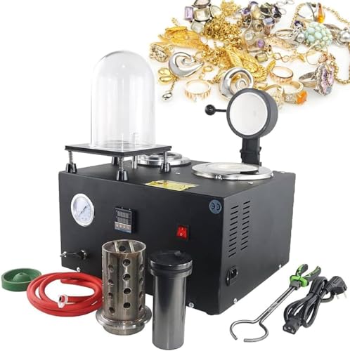 Vakuumguss-Schmelzmaschine mit digitaler Anzeige, Hochtemperatur-Raffination, Gusswerkzeug for Edelmetallschmuck, 1/2 PS Vakuumguss-Schmelzmaschine mit digitaler Anzeige, Hochtemperatur-Raffination, Gusswerkzeug for Edelmetallschmuck, 1/2 PS von DWSSX